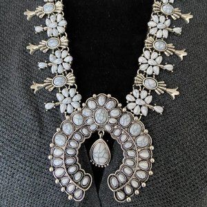 Fashion Squash Blossom Necklace